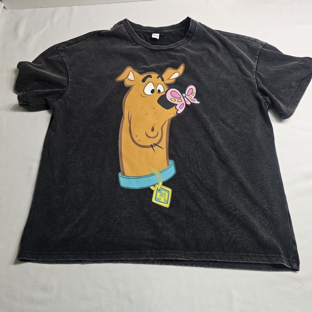 Scooby Doo Plus Size Faded Wash Tee Size XXL